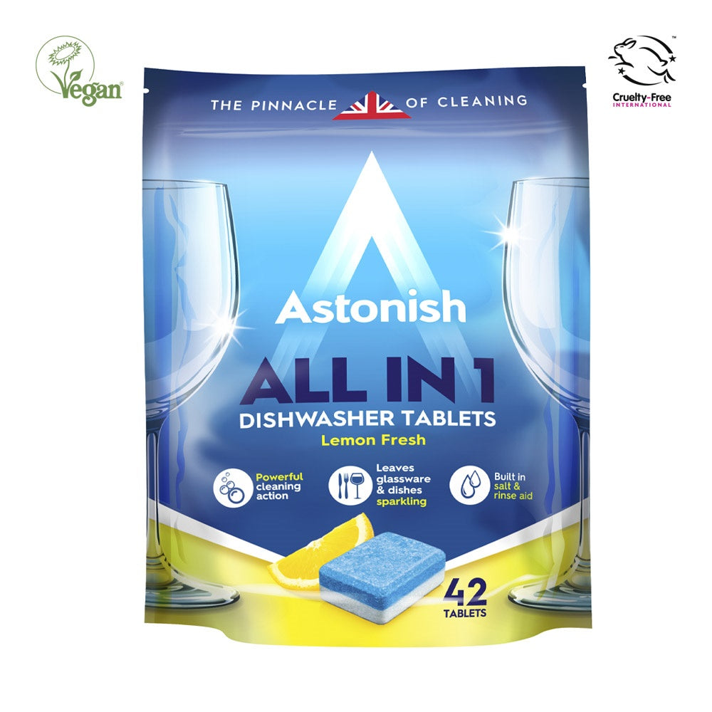 Astonish All in One Dishwasher Tablets - Pack of 42