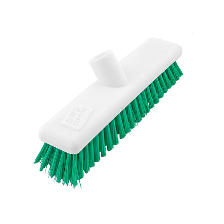 Hygiene 12" Stiff Broom - Head Only - Green