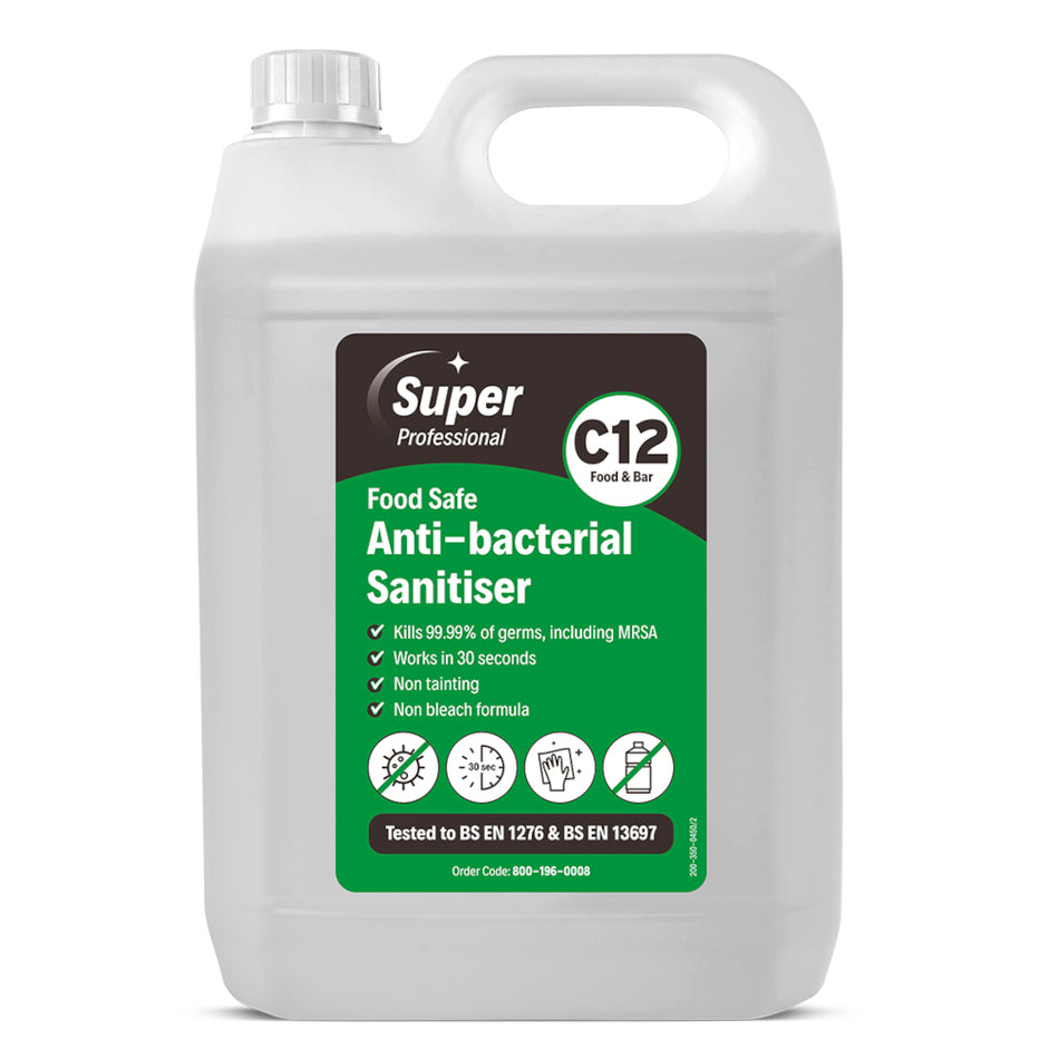 Essential Anti Bac Food Safe Sanitiser - 5 Litre