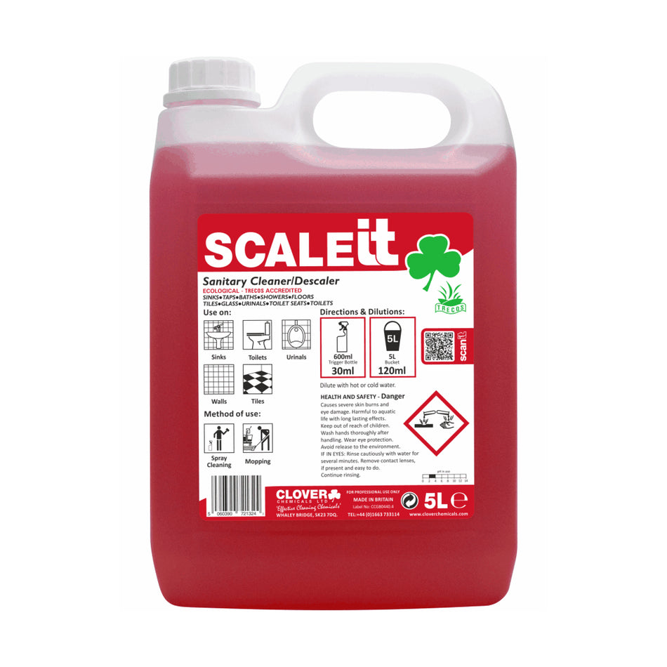 Clover ScaleIT Sanitary Cleaner & Descaler - 5 Litre