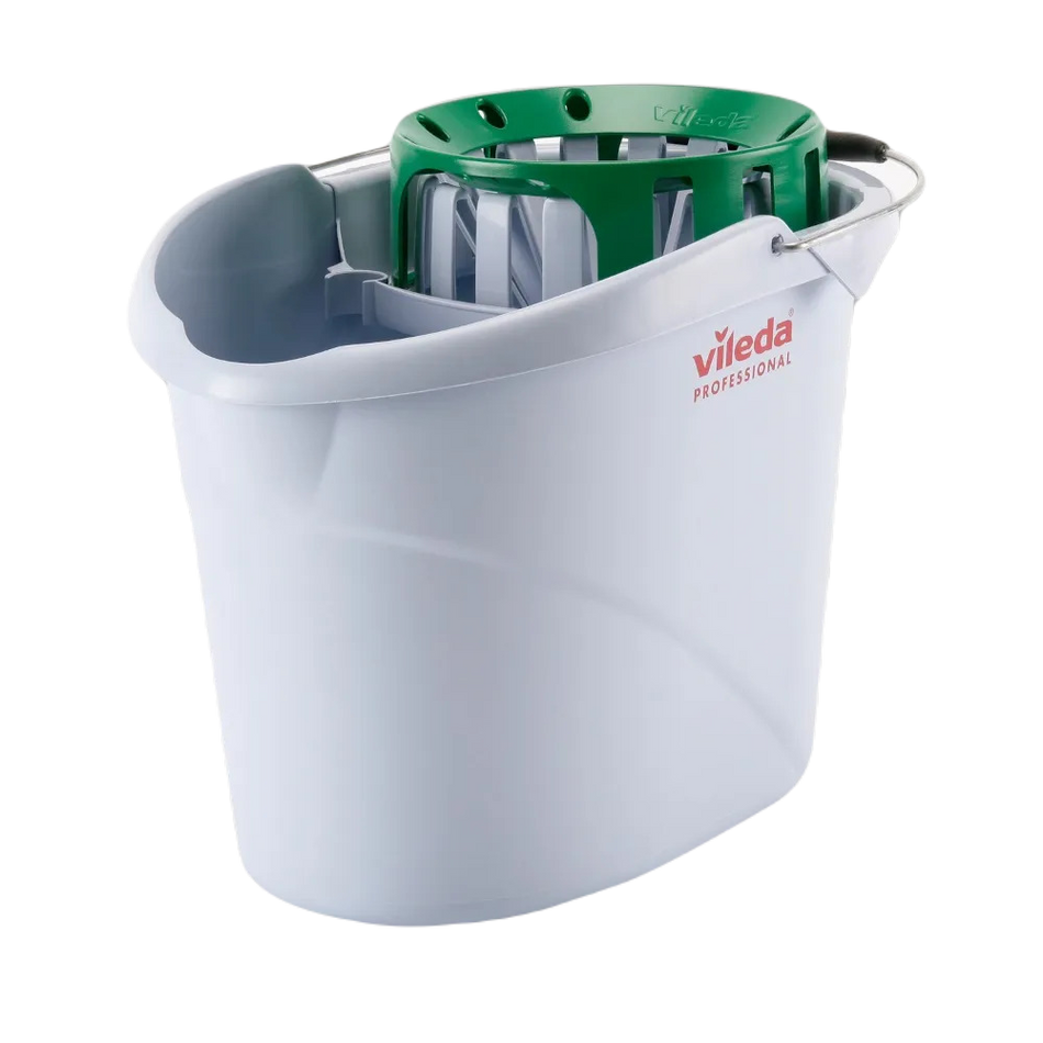 Vileda SuperMop Bucket & Wringer - Green - 10 Litre