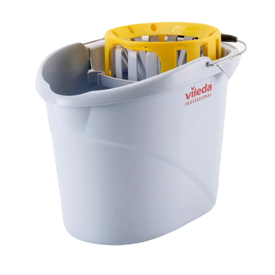 Vileda SuperMop Bucket & Wringer - Yellow - 10 Litre