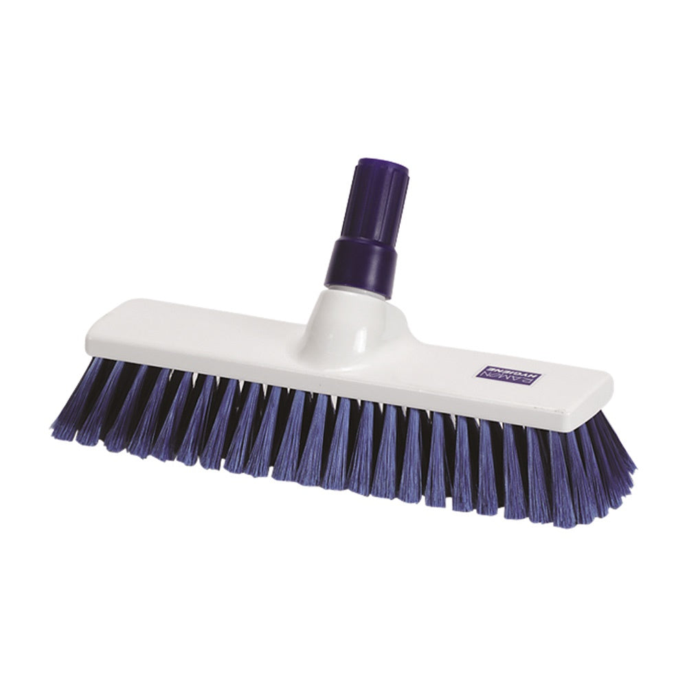 Hygiene 12" Stiff Broom - Head Only - Blue