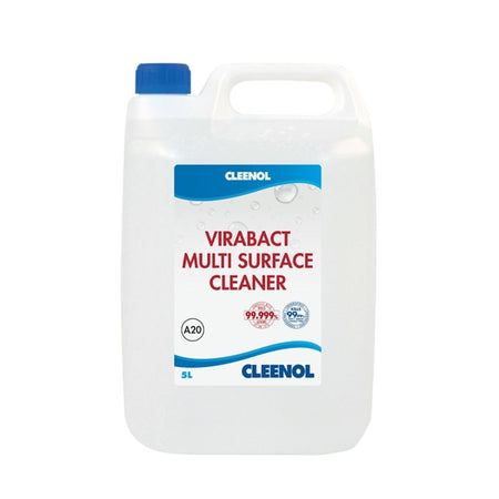 Cleenol Virabact Multi Surface Cleaner - 5 Litre