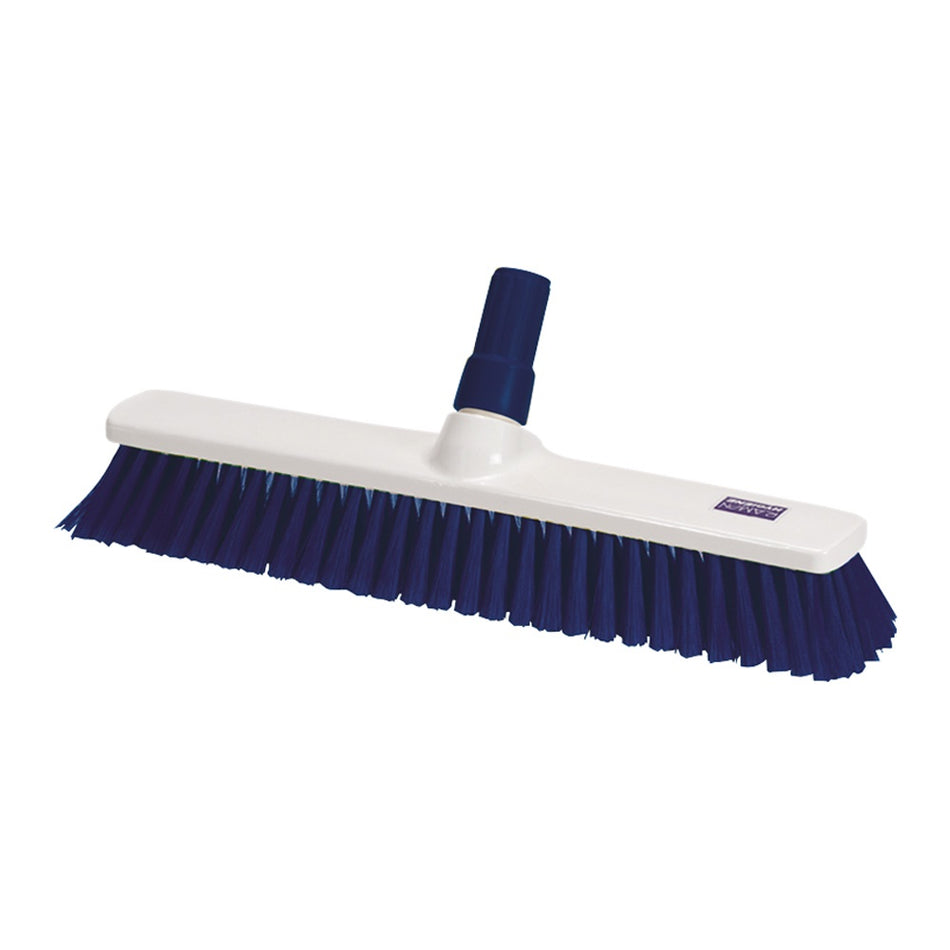 Hygiene 12" Soft Broom - Head Only - Blue