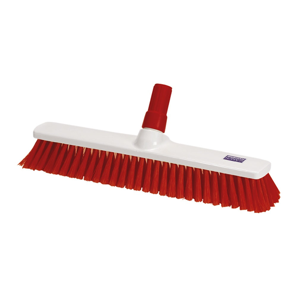 Hygiene 12" Soft Broom - Head Only - Red