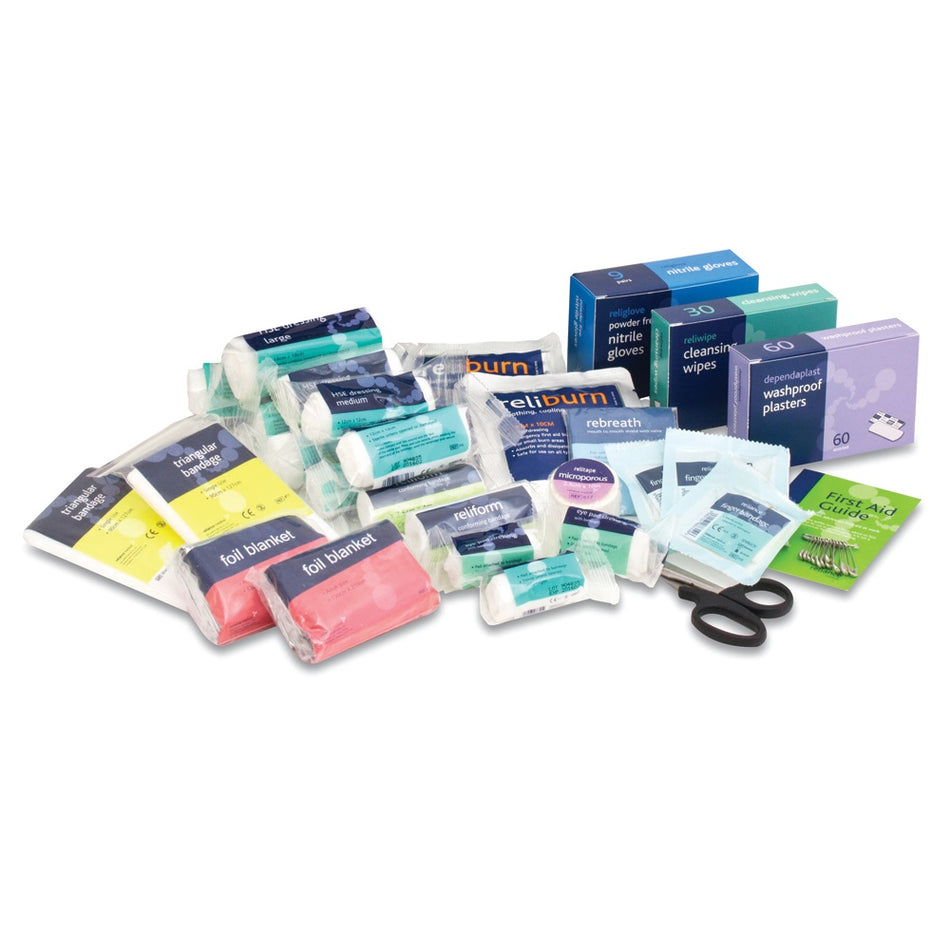 BS8599-1:2019 First Aid Kit Refill - Medium