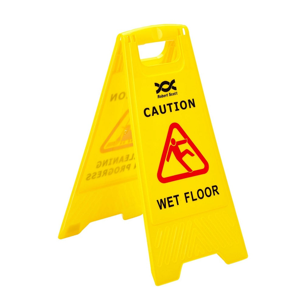 A-Frame - 233 x 615mm - Caution, Wet Floor