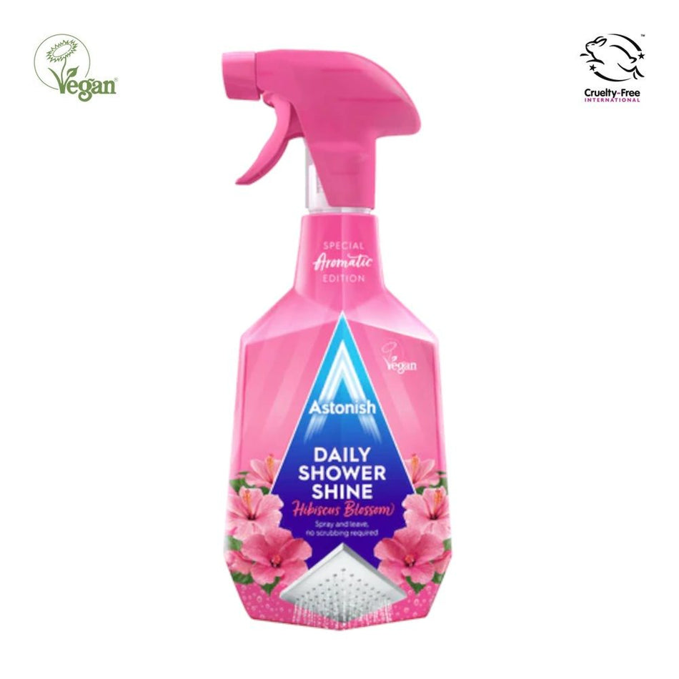 Astonish Pink Washroom & Shower Cleaner - Hibiscus Blossom - 750ml Trigger