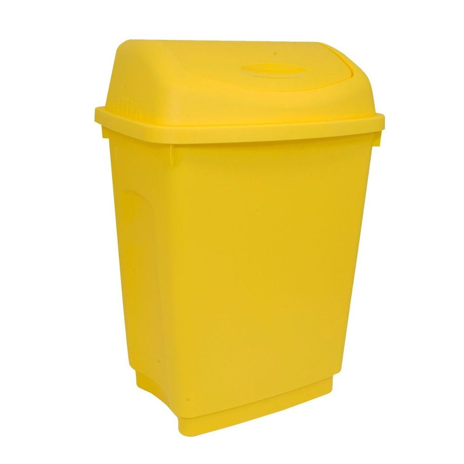 Flip Top Bin - Yellow - 50 Litre
