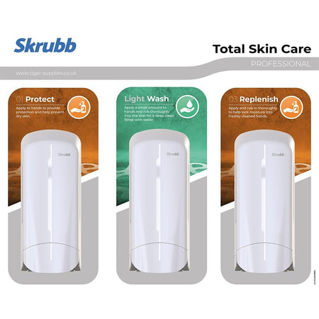 Skrubb SkinCare Centre 3 Heavy with 3 x 1L Dispensers