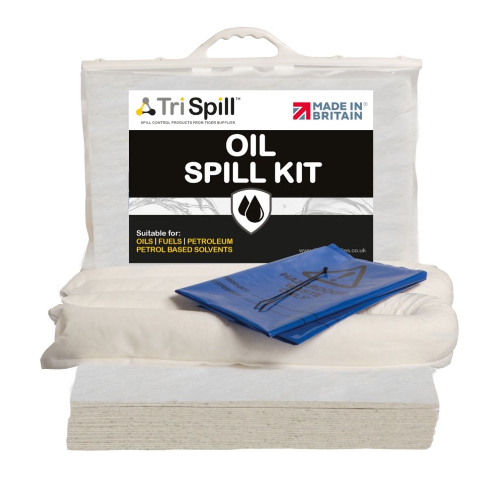 Eco Friendly 40 litre Oil Spill Kit – Upwood Cleaning & Hygiene