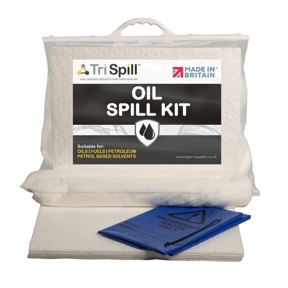 Oil Spill Kit - 15 Litre in Clip Top Bag