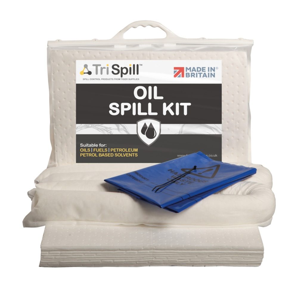 Oil Spill Kit - 30 Litre in Clip Top Bag