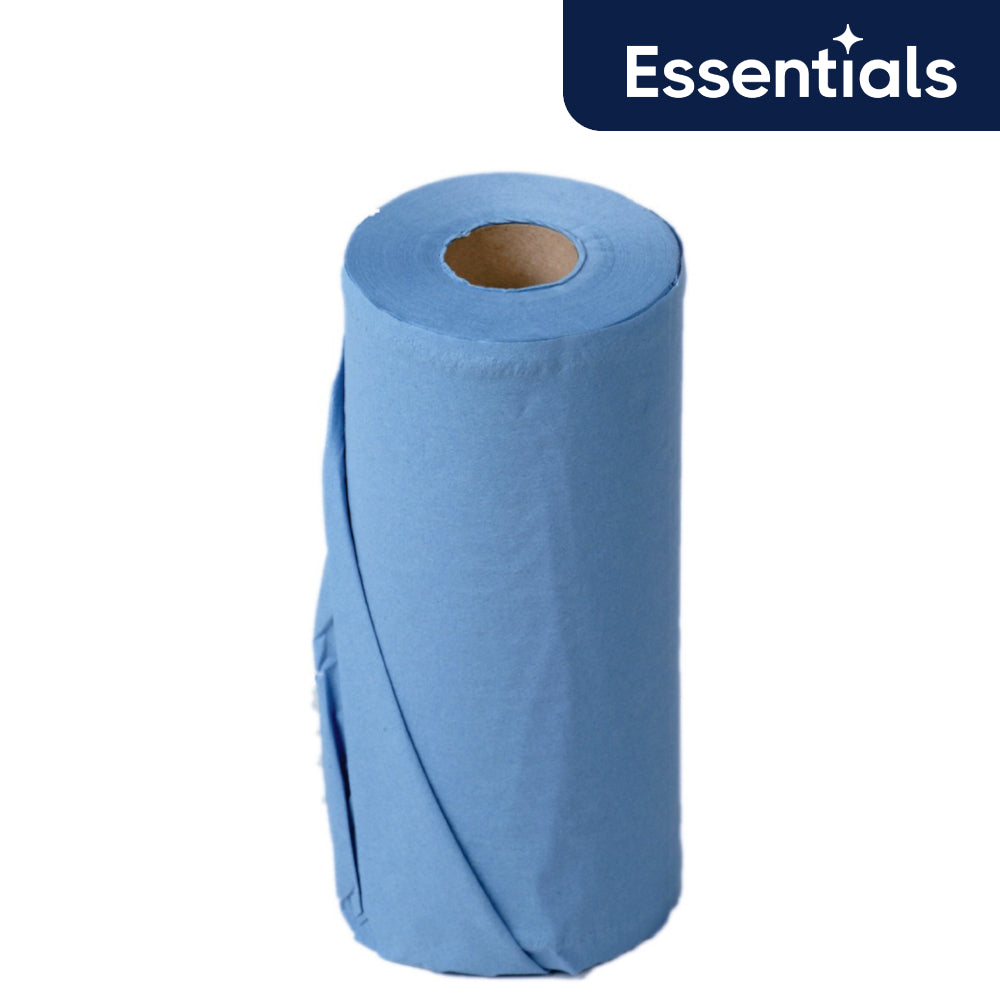 Essential Hygiene Roll 250mm Rolls - Blue - Pack of 18