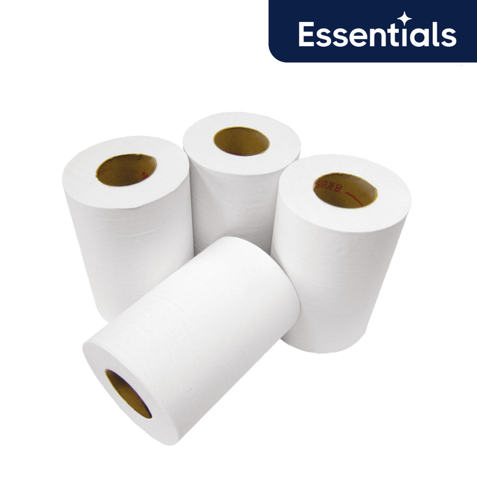 Essential Hygiene Roll 250mm Rolls - White - Pack of 18