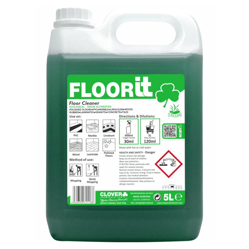 Clover FloorIT 498 Floor Cleaner - 5 Litre