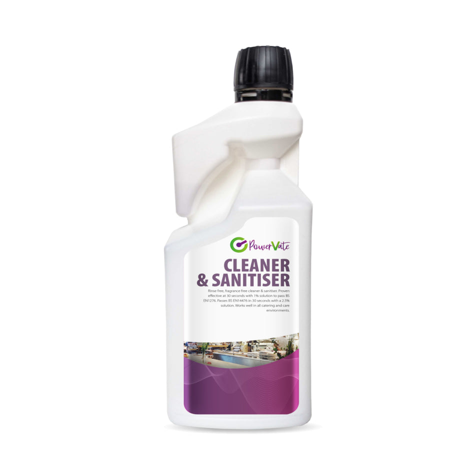 PowerVate Cleaner & Sanitiser - 1 Litre