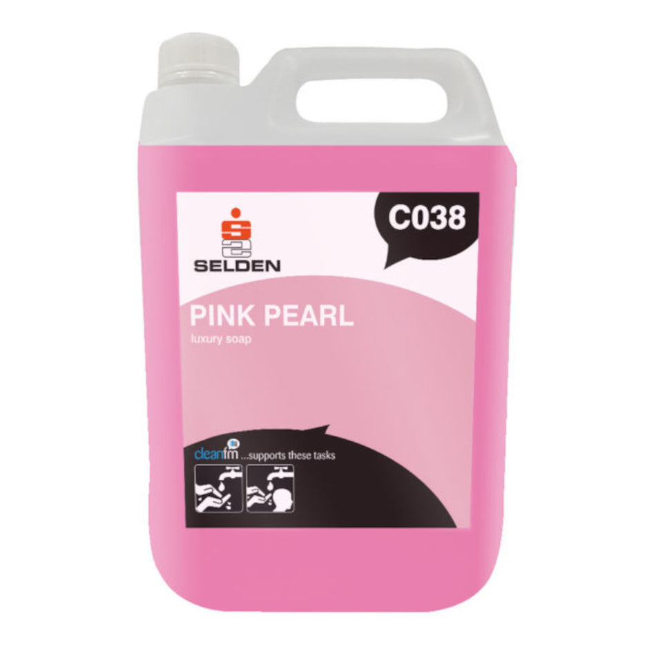 Selden C038 Pink Pearl Hand Soap - 5 Litre