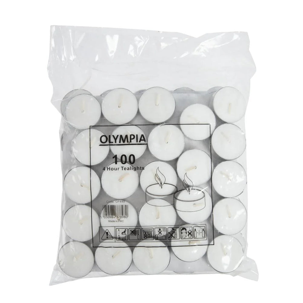 4 Hour Tealights - Pack of 100