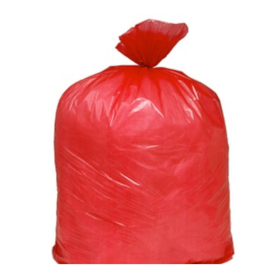 Red Refuse Sack - 18 x 29 x 39" - Pack of 200