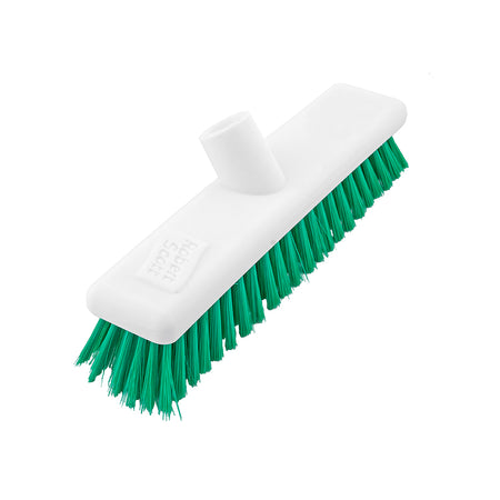 Hygiene 12" Stiff Broom - Head Only - Green