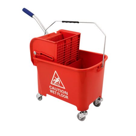 Mobile Mopping Unit - Red - 20 Litre