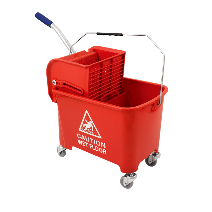 Mobile Mopping Unit - Red - 20 Litre