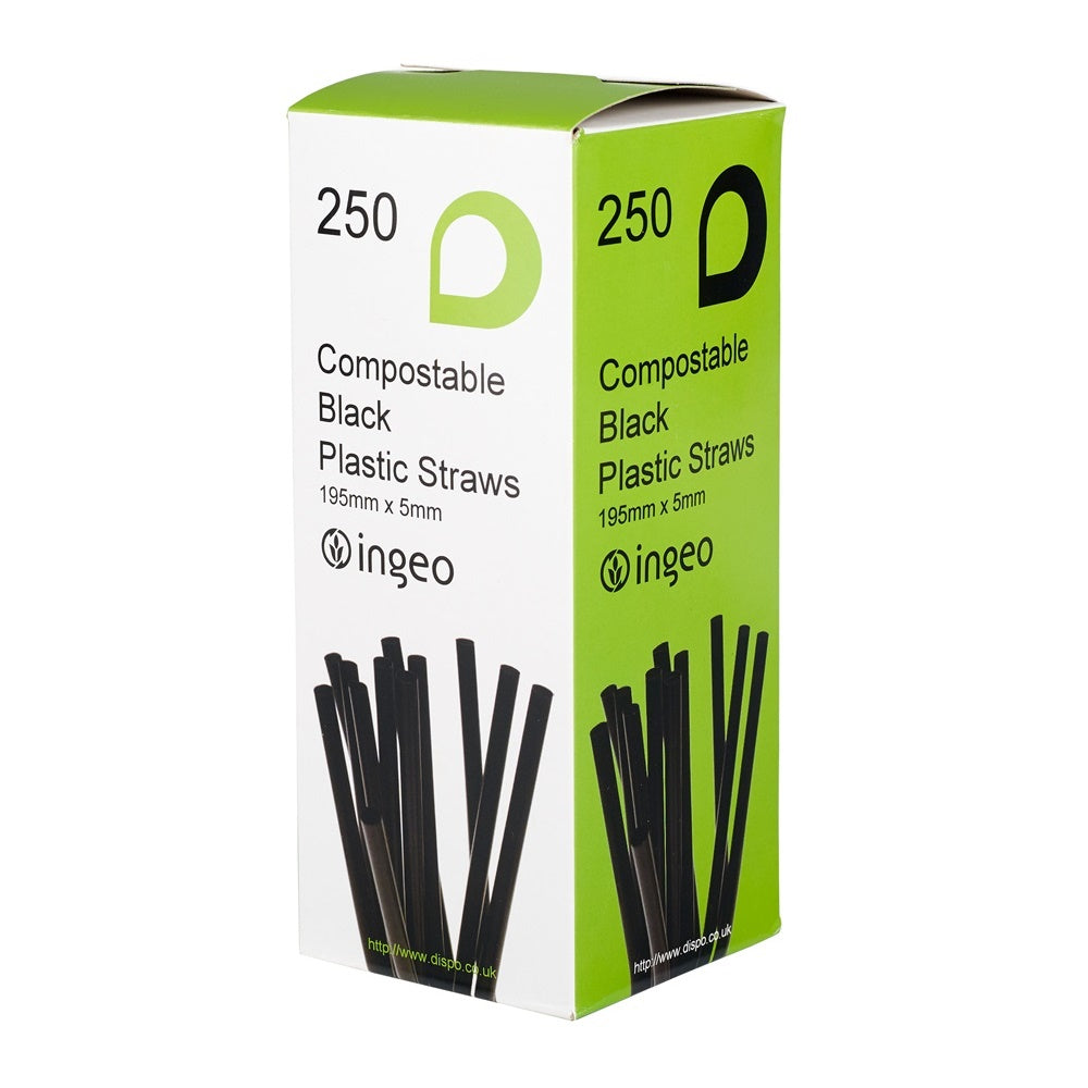 PLA 5mm Straws - Pack of 250
