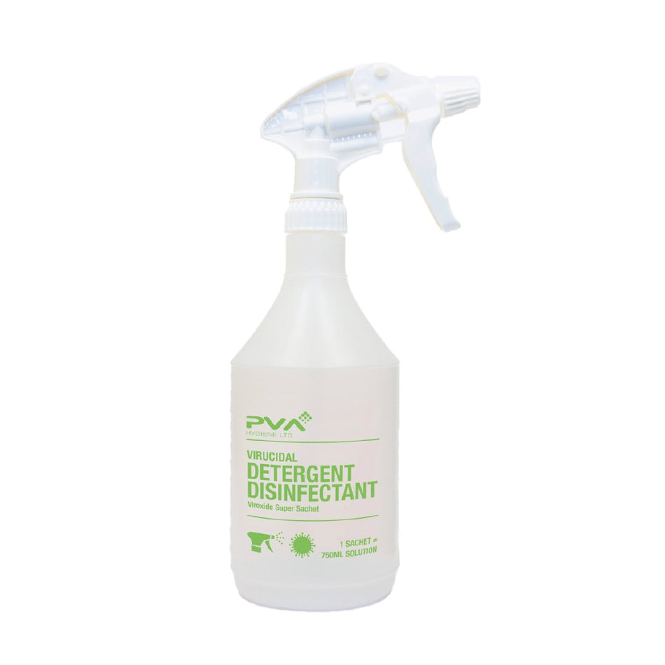 PVA Virucidal Disinfectant Trigger Spray Bottle (Empty Bottle Only) - 750ml