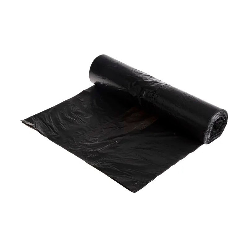 Standard Black Bin Bags - 80 Litre - Roll of 50