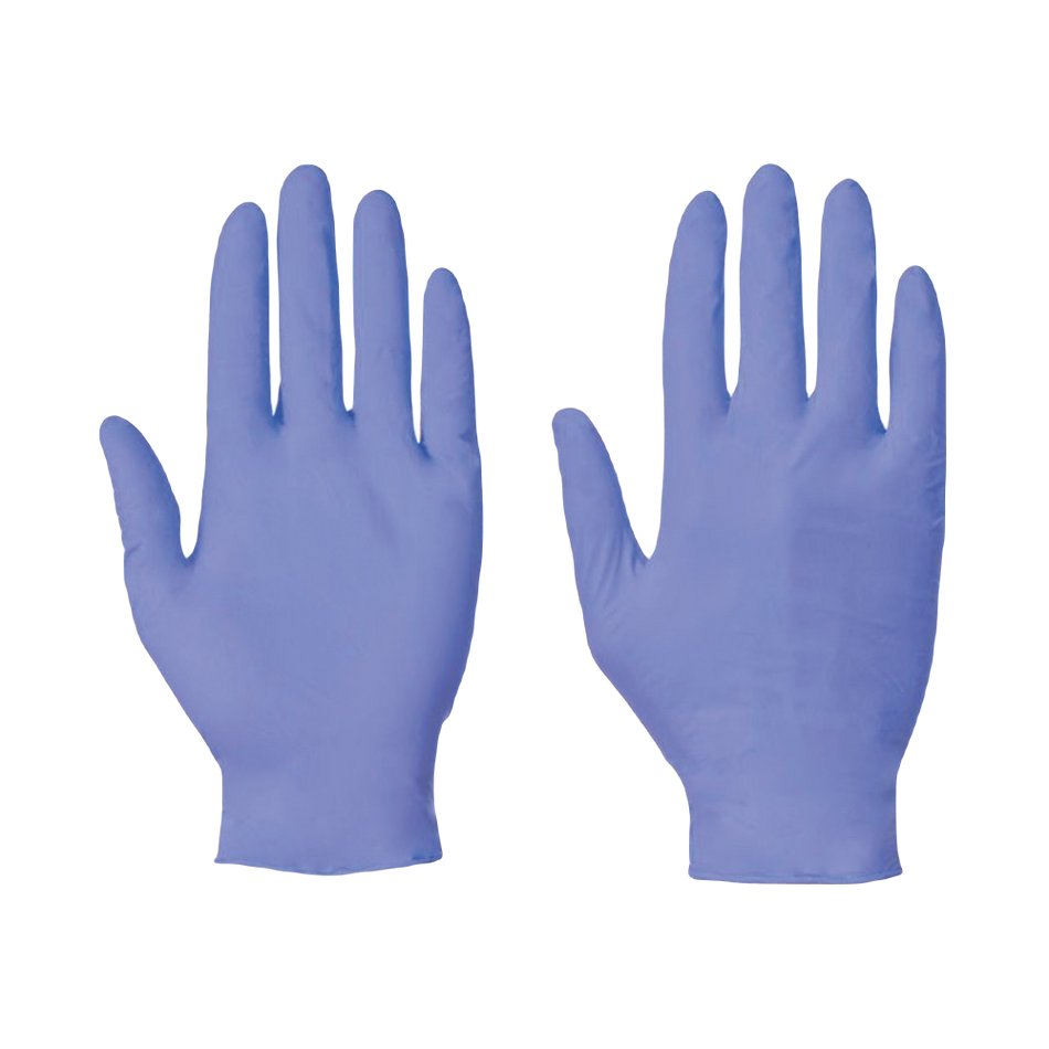 Nitrile Blue Powder Free Disposable Gloves - Box of 100 - (2XL)
